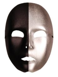 Black/Silver Full Face Facepiece