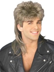 Brown/Blonde Mullet Wig