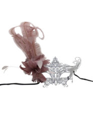 Silver Metal Masquerade Facepiece