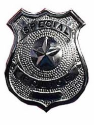 Metal Police Badge Accessory
