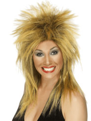 Tina Ginger & Black Wig